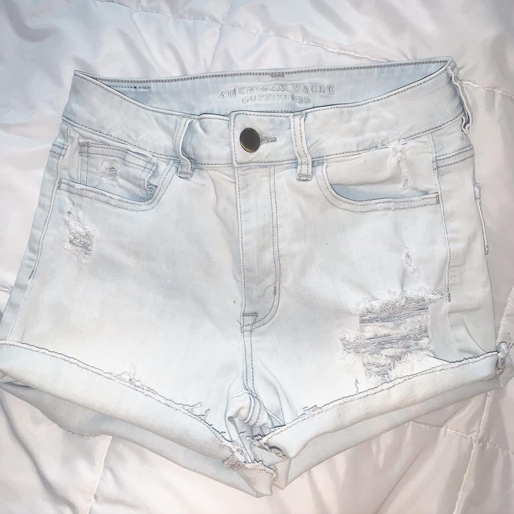 American Eagle high-waisted jean shorts
